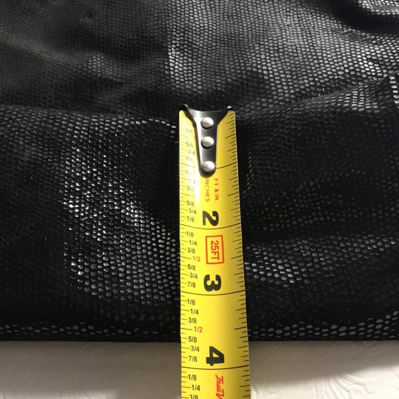 Kelli Diane Designs Black Metallic Suede Leather Crossbody Purse Bag - Picture 6 of 11